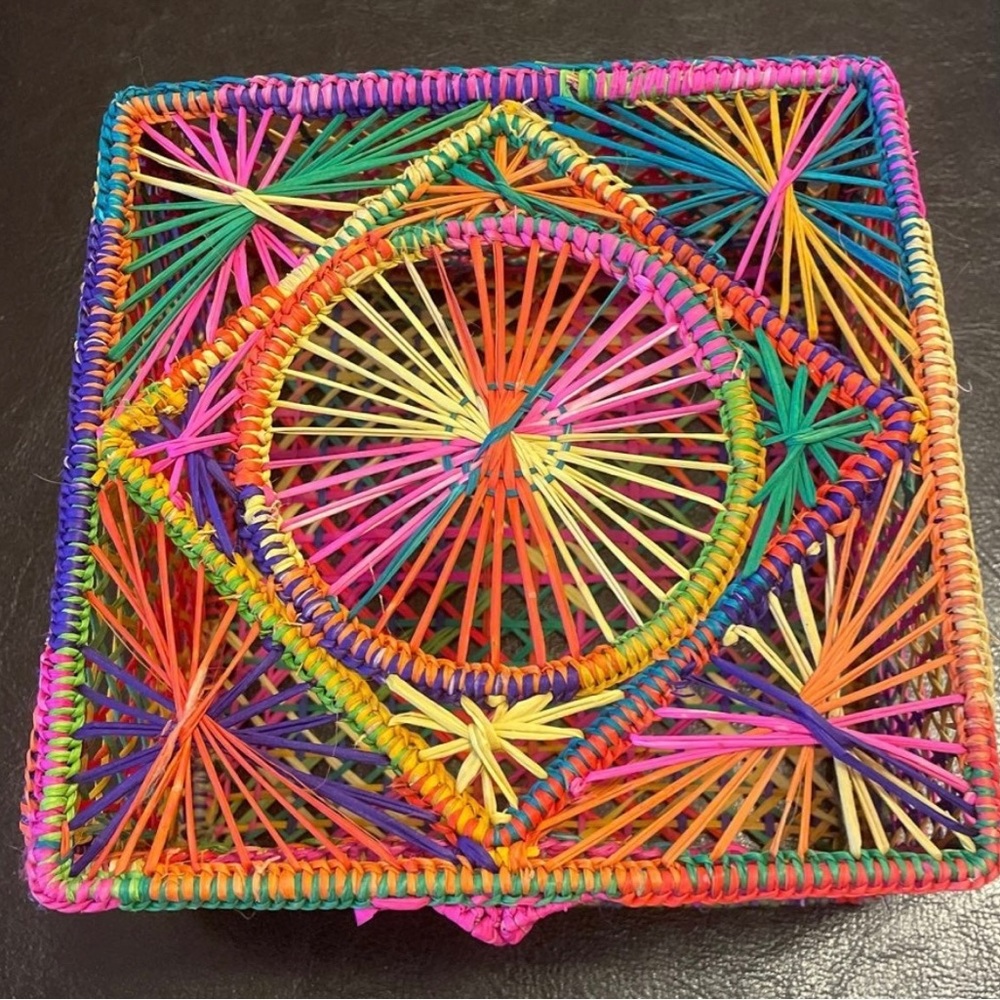 Colombian woven box